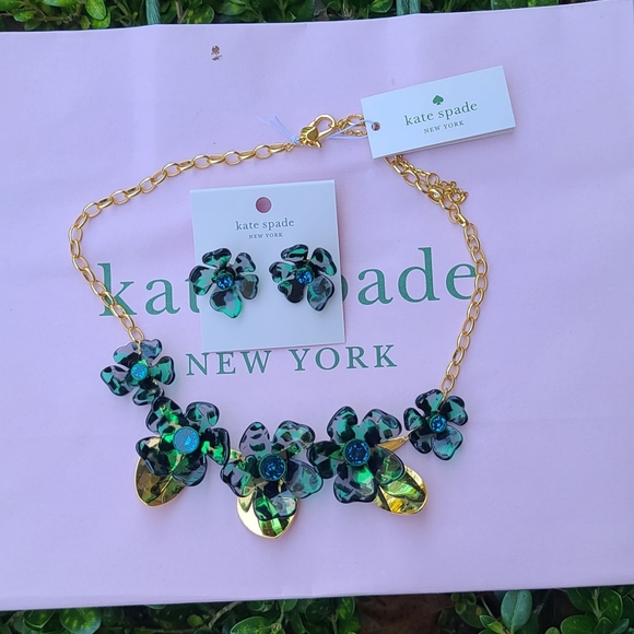 kate spade Accessories - Stylish kate spade Jewelry ( necklace and earrings) , brand new